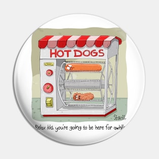 Old Hot Dog Pin