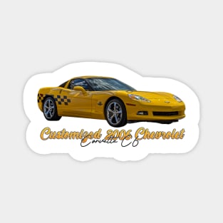 Customized 2006 Chevrolet Corvette C6 Magnet