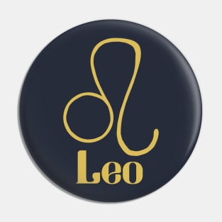 Leo Zodiac Pin