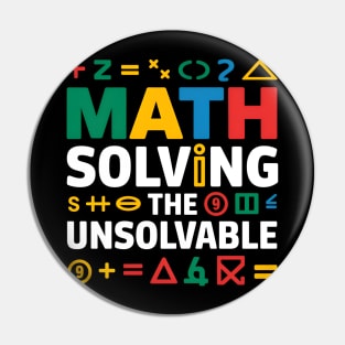 Math Solving The Unsolvable Stem Education Pin