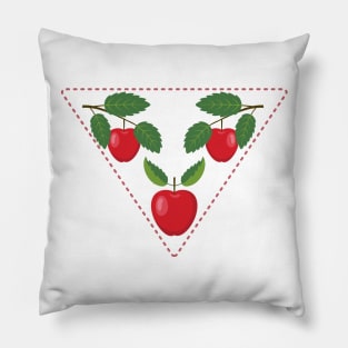 Cut-Out Apple Stamp Pillow