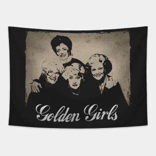 Vintage Golden Gurls Tapestry