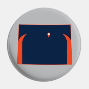 Denver Football (Alternate) Pin