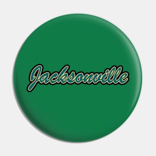 Football Fan of Jacksonville Pin