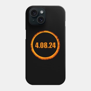 Total Solar Eclipse 2024. 4.08.24 America Totality Spring Phone Case