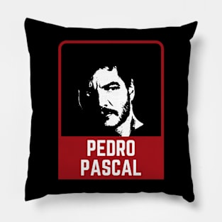 Pedro pascal ~~~ retro Pillow