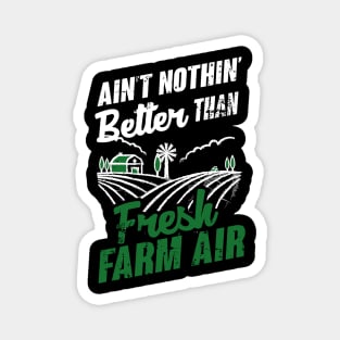 Fresh Farm Air (white) Magnet