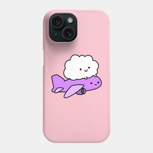 Cloudy Plane Ride Phone Case