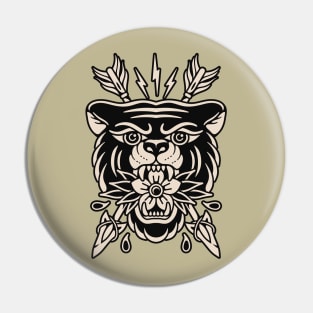 Traditional bear tattoo Pin