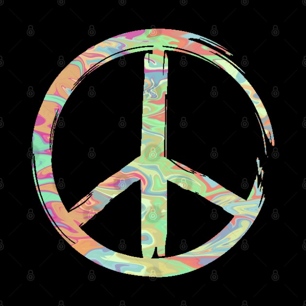 Acidic Peace Sign by Rebekah Thompson