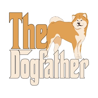 Akita Dog Dad Dogfather Dogs Daddy Father Rottie T-Shirt