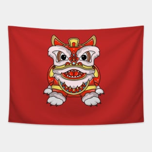 Lion Dance Mascot Tapestry