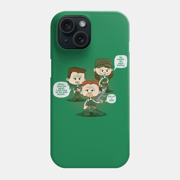 Talking Heads: Eugene Rosita Abraham Phone Case by DoodleHeadDee