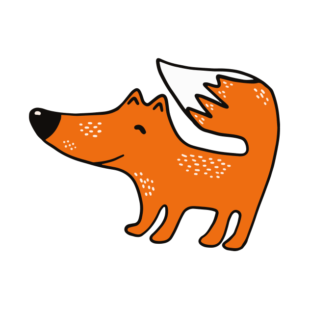 Cute fox illustration by bigmomentsdesign