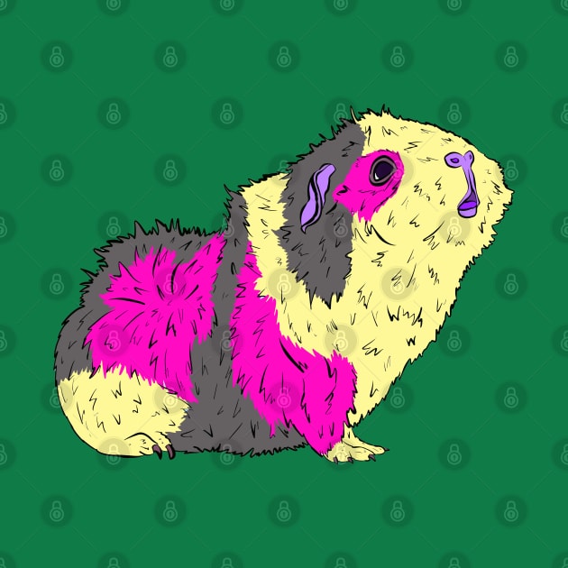 Ziggy Guineapig Pop Art by Squeeb Creative