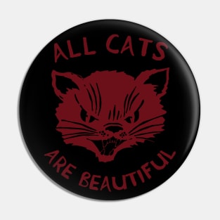 All Cats Are Beautiful - ACAB, Leftist, Socialist, Anarchist Pin