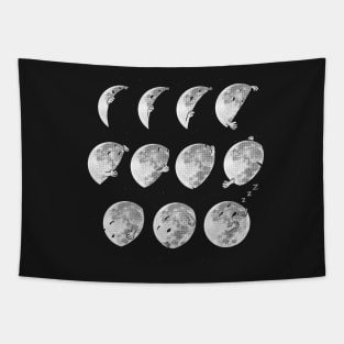 Lunar Phases of Sleep Tapestry