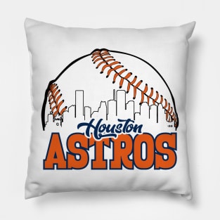 Houston Astros Baseball Pillow