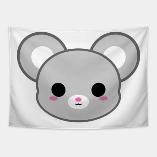 Cute Grey Mouse Tapestry