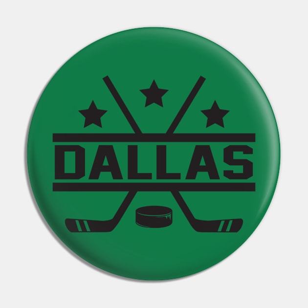 Dallas Hockey Pin by CasualGraphic