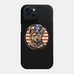 Australian Terrier 4th of July Phone Case