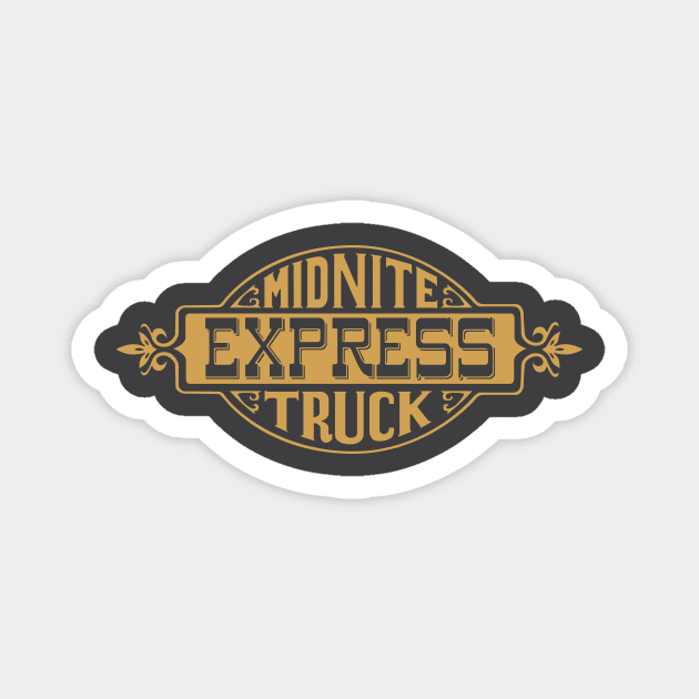 Midnight Express Badge Magnet by jepegdesign