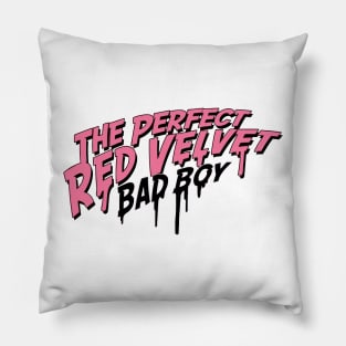 The Perfect Red Velvet "Bad Boy" Pillow