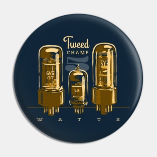 Tweed Champ amp relic style Pin