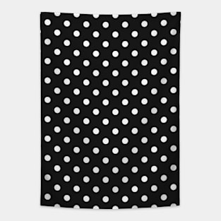 Black and White Polka Dots Seamless Pattern 015#001 Tapestry