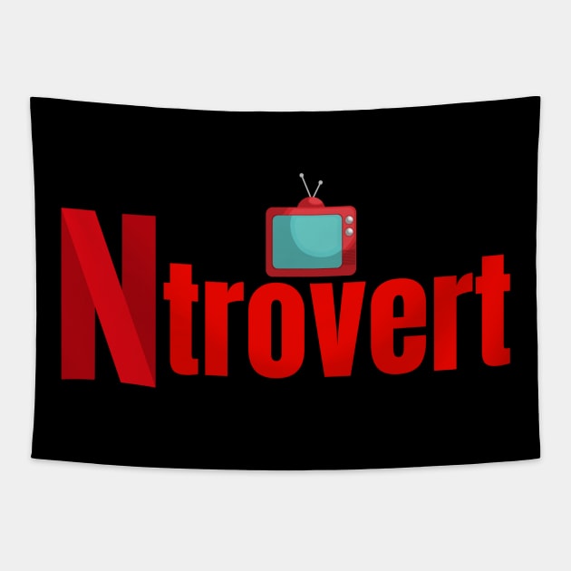 Netflix Introvert Tapestry by wanderingteez