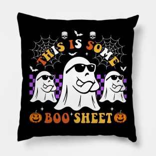 This Is Some Boo Sheet Funny Halloween Boo Ghost Pillow