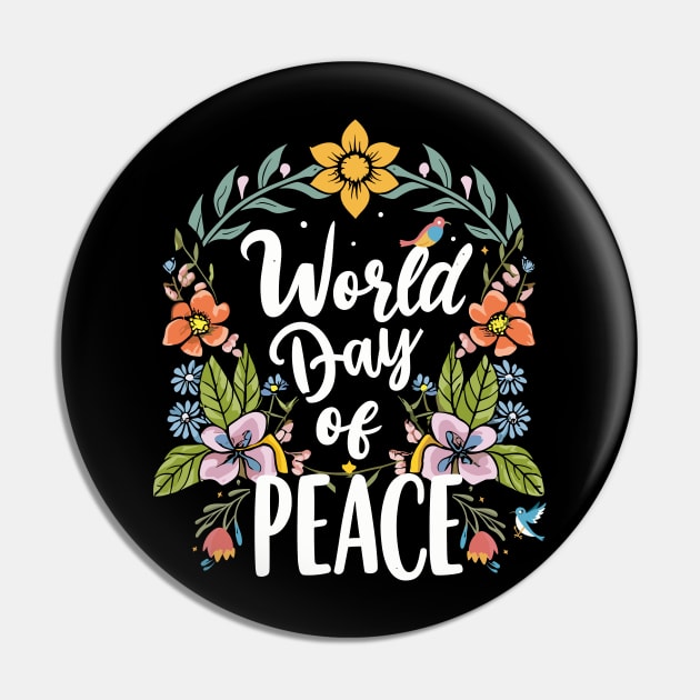 World Day of Peace Pin by irfankokabi