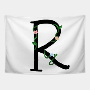 "R" initial Tapestry