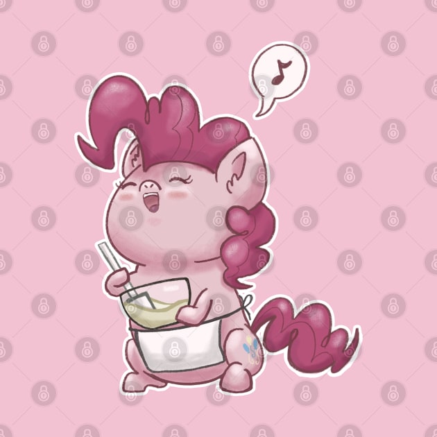 Chibi Pinkie Pie by CatScratchPaper