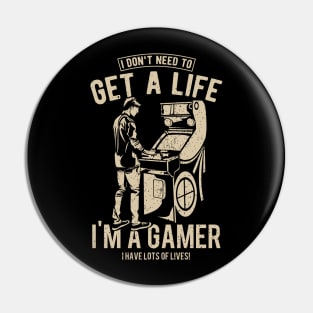 Gamer Life Pin