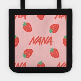 Nana anime strawberry pattern Tote