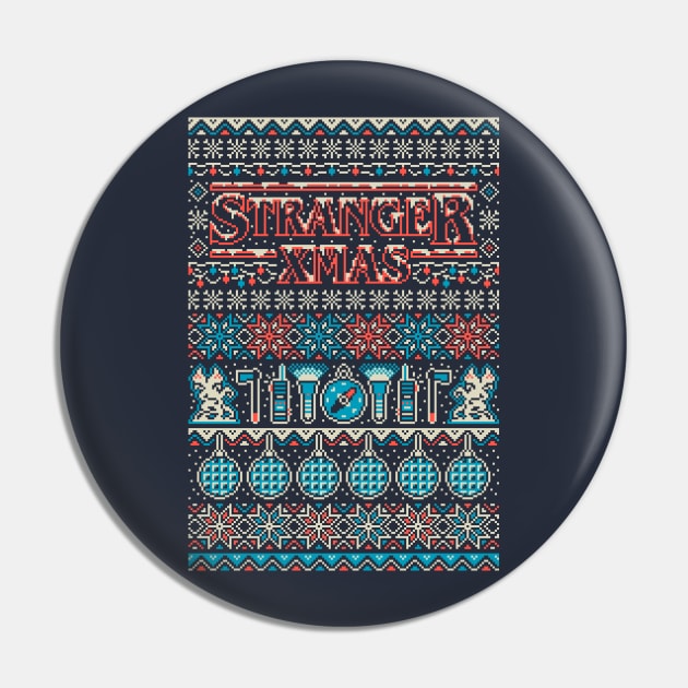 Stranger Xmas Pin by Mauru