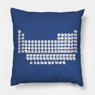 Cat Periodic Table Pillow