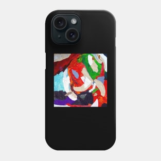 Abstract Acrylic Collage Painting Phone Case