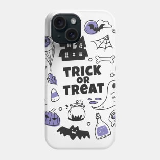 Awesome Halloween Doodle Art Phone Case