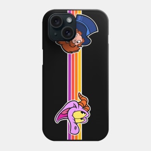 Happy little purple dragon of imagination Phone Case