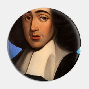 Dutch Philosopher Baruch Spinoza illustration Pin