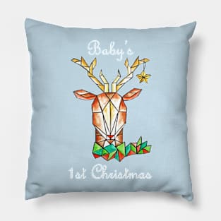 Baby's First Christmas Pillow