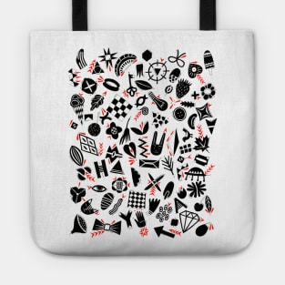 Black and White pattern Tote