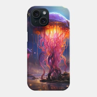 Neon Jellyfish #4 Phone Case