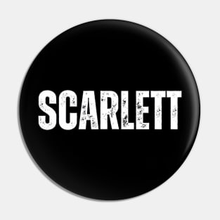 Scarlett Name Gift Birthday Holiday Anniversary Pin