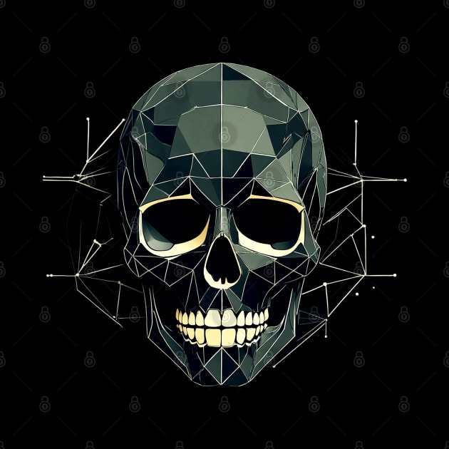 The geometric Skull by TaansCreation 