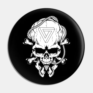 Antichrist Skull Pin