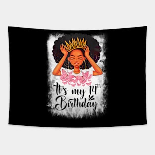 14 Year Old Women Girls Teenager Its My 14Th Birthday Tapestry