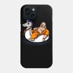 Buddha Riding Unicorn Float Phone Case